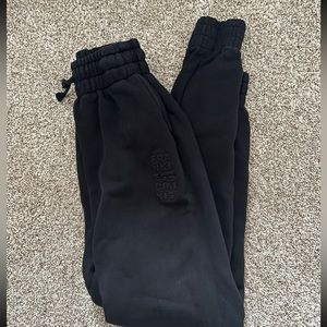 Frankie’s bikinis black sweatpants